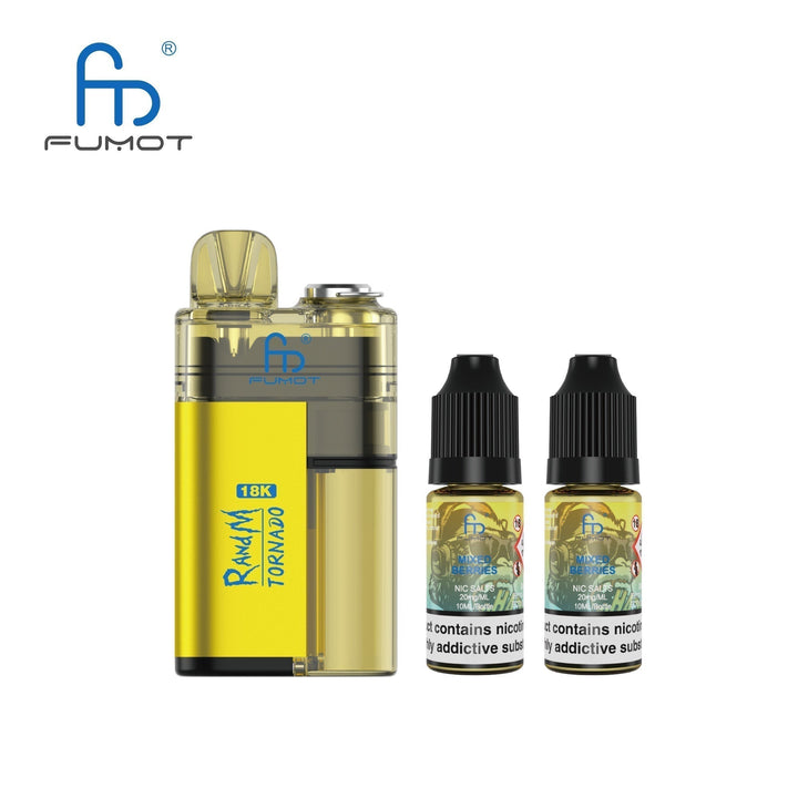 Fumot RandM Tornado 18000 Disposable Vape Box of 5 #Simbavapes#