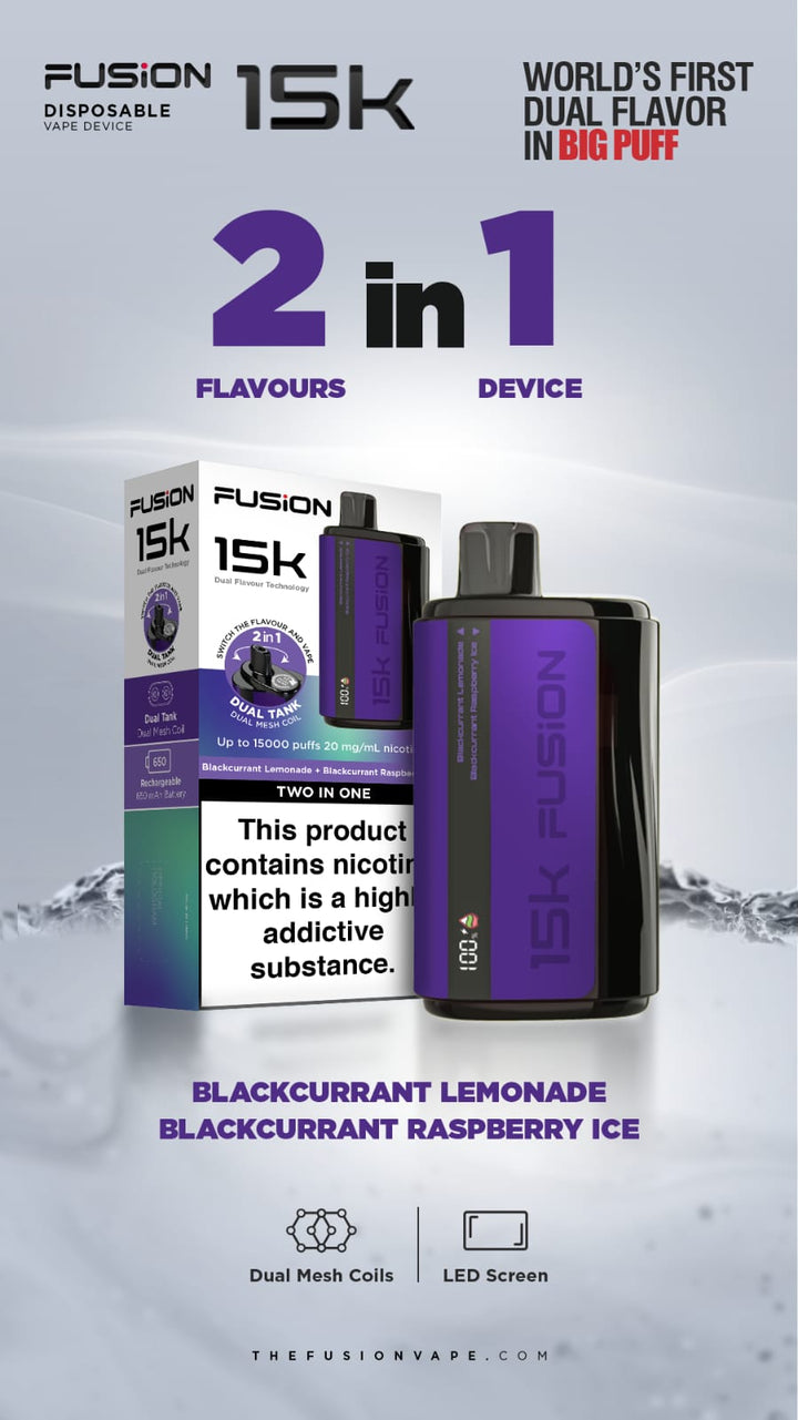 Fusion 15000 Disposable Vape #Simbavapes#