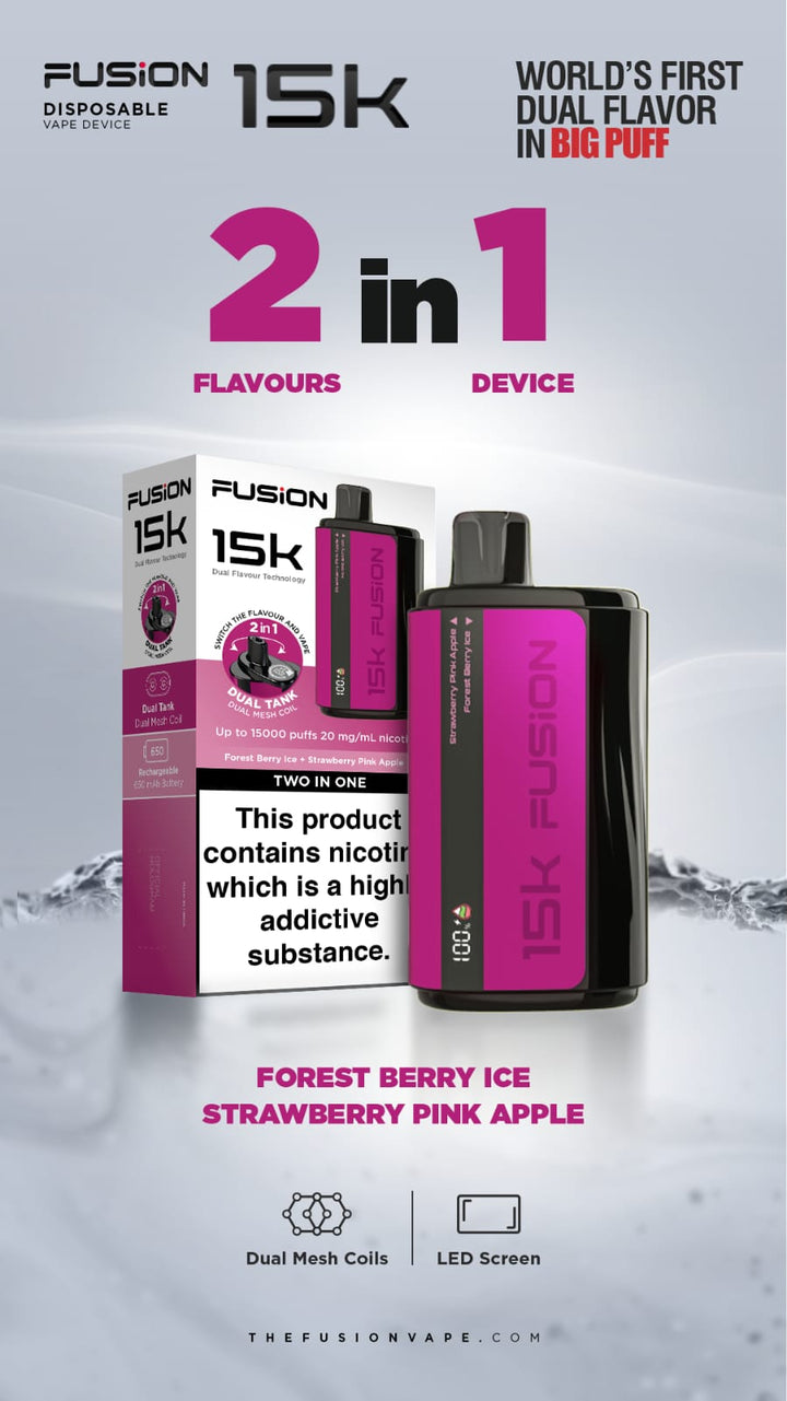 Fusion 15000 Disposable Vape #Simbavapes#