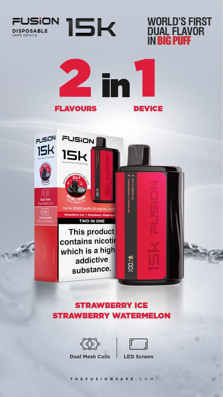 Fusion 15000 Disposable Vape #Simbavapes#