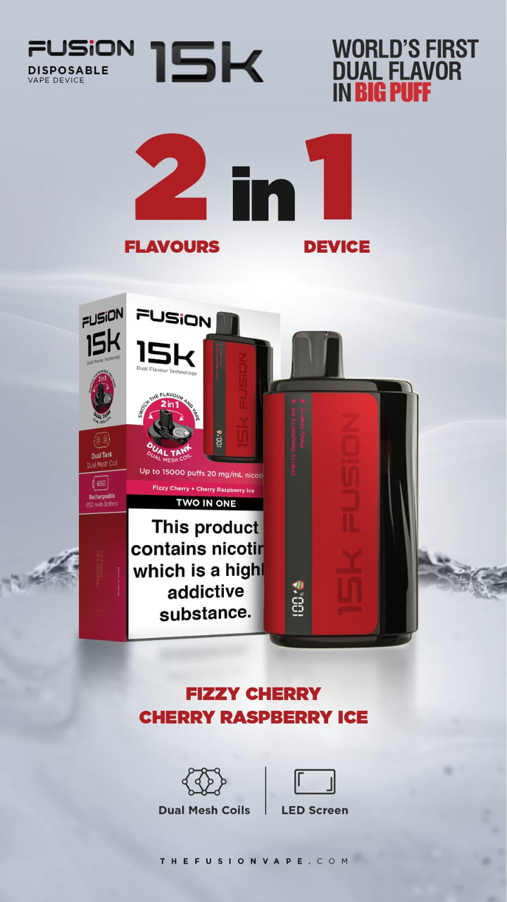 Fusion 15000 Disposable Vape #Simbavapes#