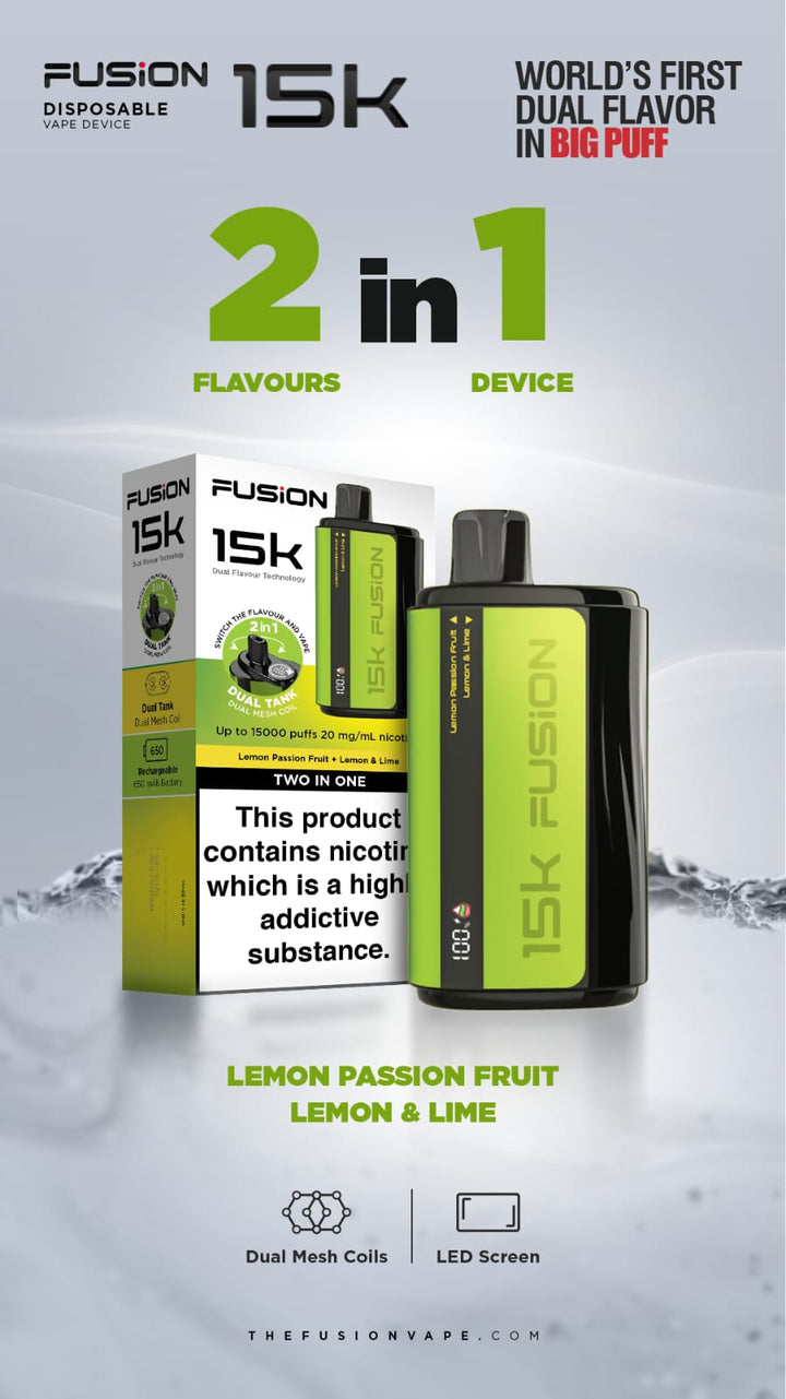 Fusion 15000 Disposable Vape #Simbavapes#