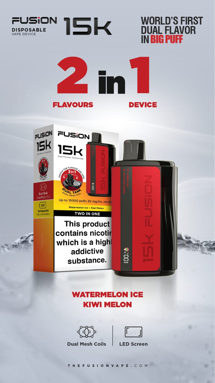 Fusion 15000 Disposable Vape #Simbavapes#