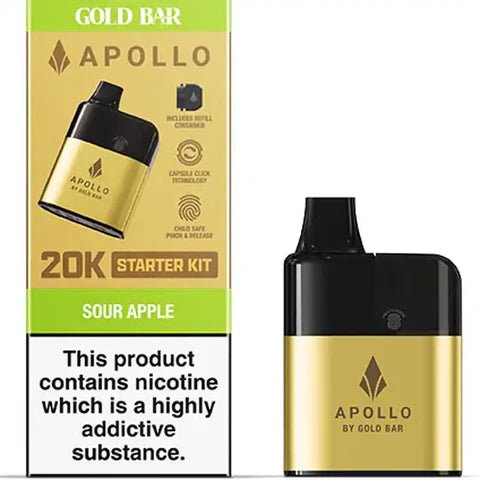 Gold Bar Apollo 20K Disposable Vape Pod Kit #Simbavapes#