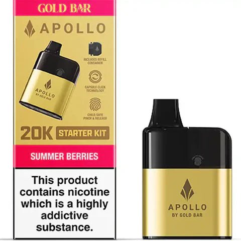 Gold Bar Apollo 20K Disposable Vape Pod Kit #Simbavapes#