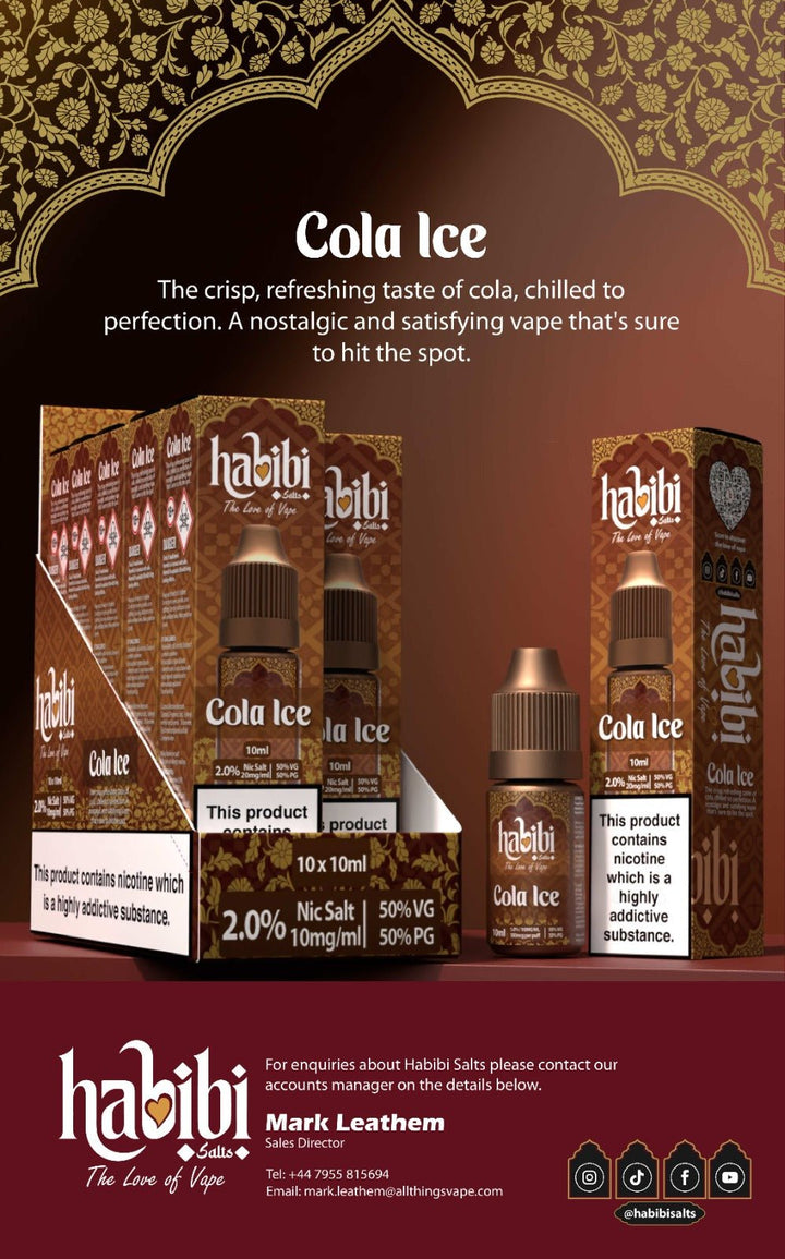 Habibi Salts Nic Salt 10ml E - Liquid Box of 10 Simbavapes