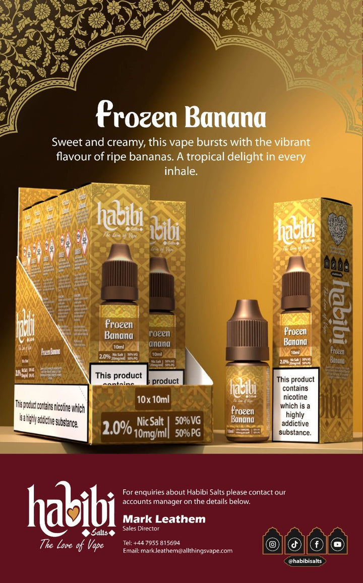 Habibi Salts Nic Salt 10ml E - Liquid Box of 10 Simbavapes