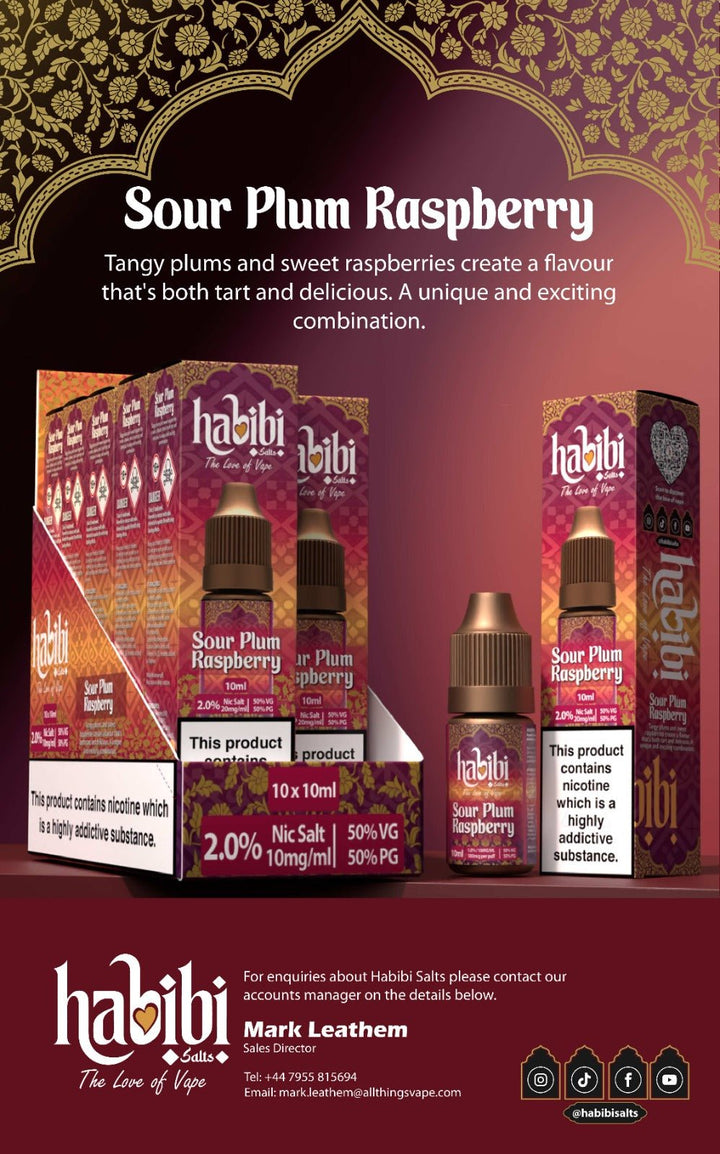 Habibi Salts Nic Salt 10ml E - Liquid Box of 10 Simbavapes