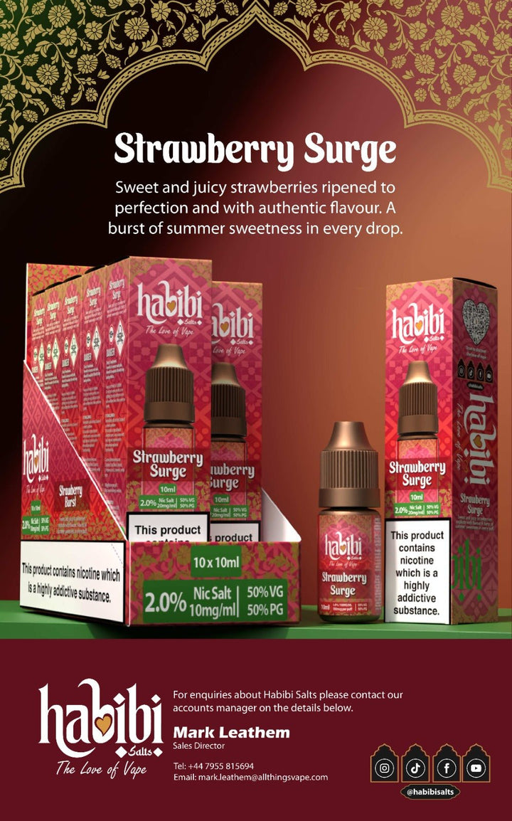 Habibi Salts Nic Salt 10ml E - Liquid Box of 10 Simbavapes