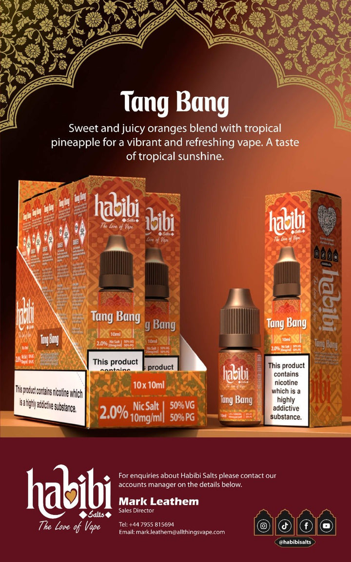 Habibi Salts Nic Salt 10ml E - Liquid Box of 10 Simbavapes