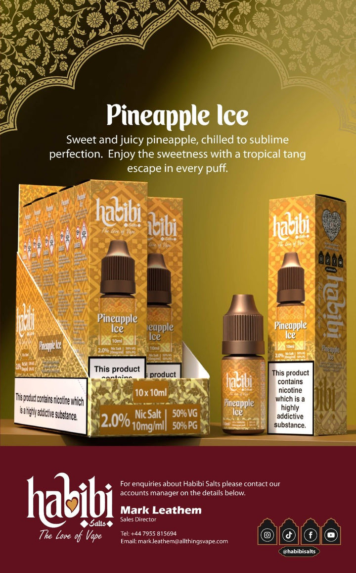 Habibi Salts Nic Salt 10ml E - Liquid Box of 10 Simbavapes