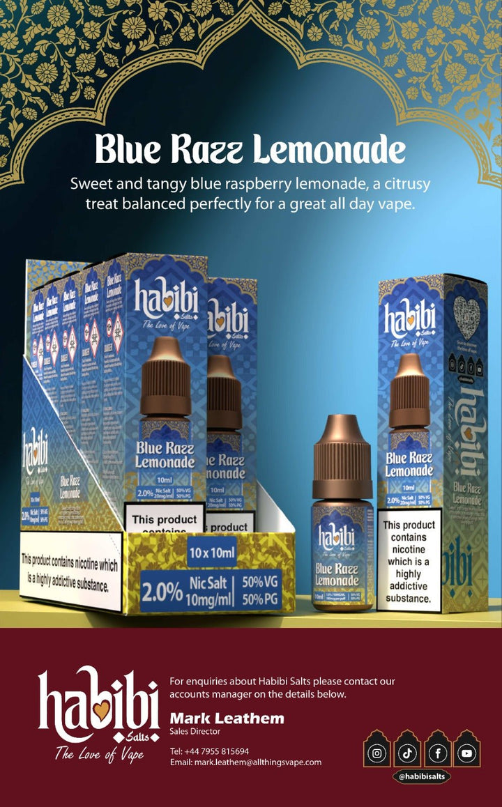 Habibi Salts Nic Salt 10ml E - Liquid Box of 10 Simbavapes