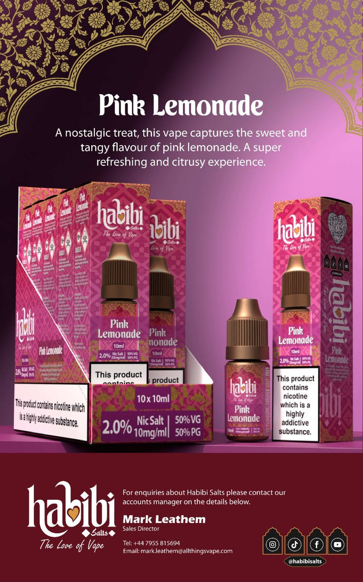 Habibi Salts Nic Salt 10ml E - Liquid Box of 10 Simbavapes