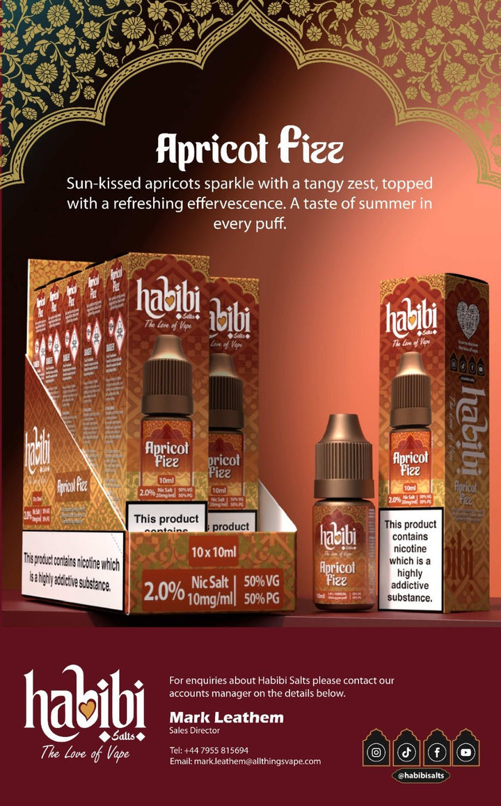 Habibi Salts Nic Salt 10ml E - Liquid Box of 10 Simbavapes