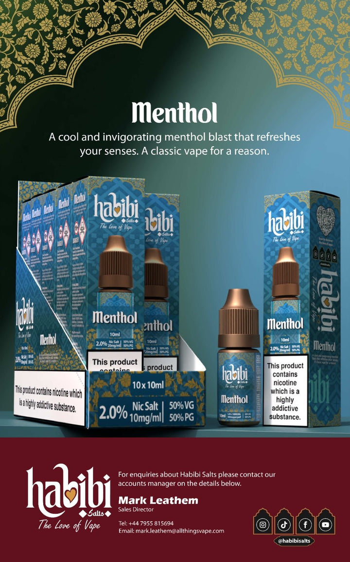 Habibi Salts Nic Salt 10ml E - Liquid Box of 10 Simbavapes