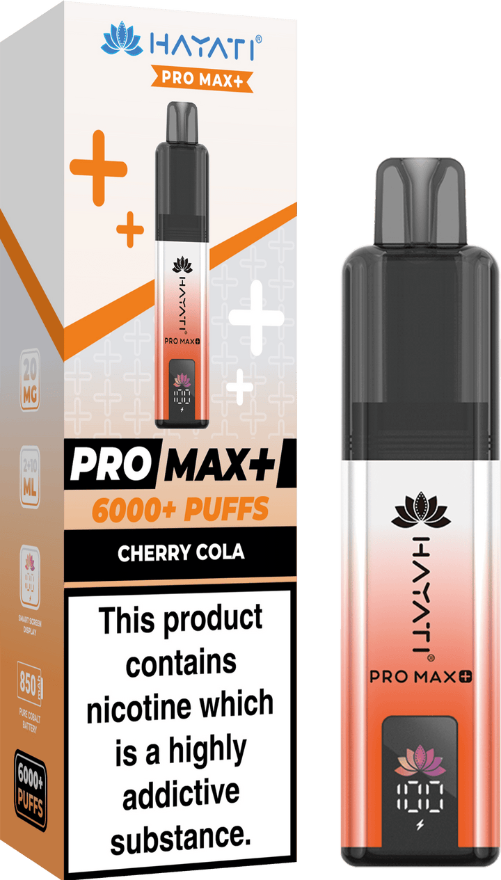 Hayati Crystal Pro Max+ 6000 Puffs Vape Kit #Simbavapes#