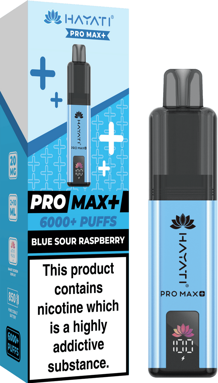 Hayati Crystal Pro Max+ 6000 Puffs Vape Kit #Simbavapes#