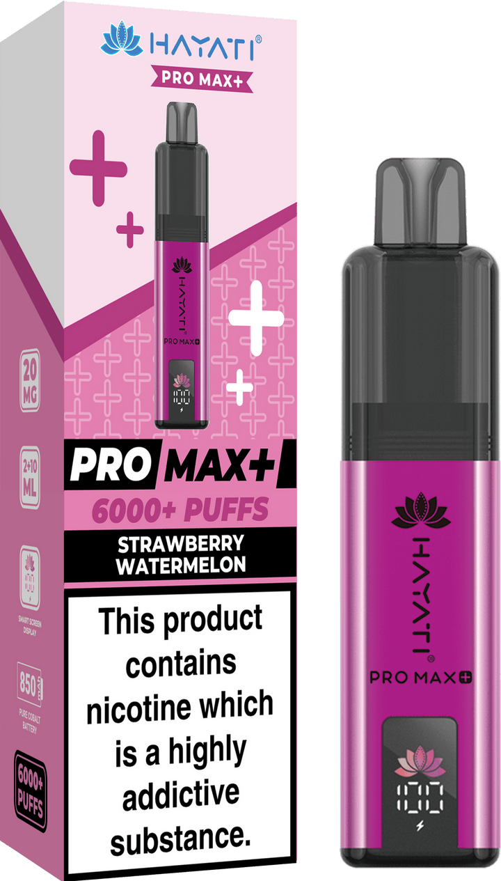 Hayati Crystal Pro Max+ 6000 Puffs Vape Kit #Simbavapes#