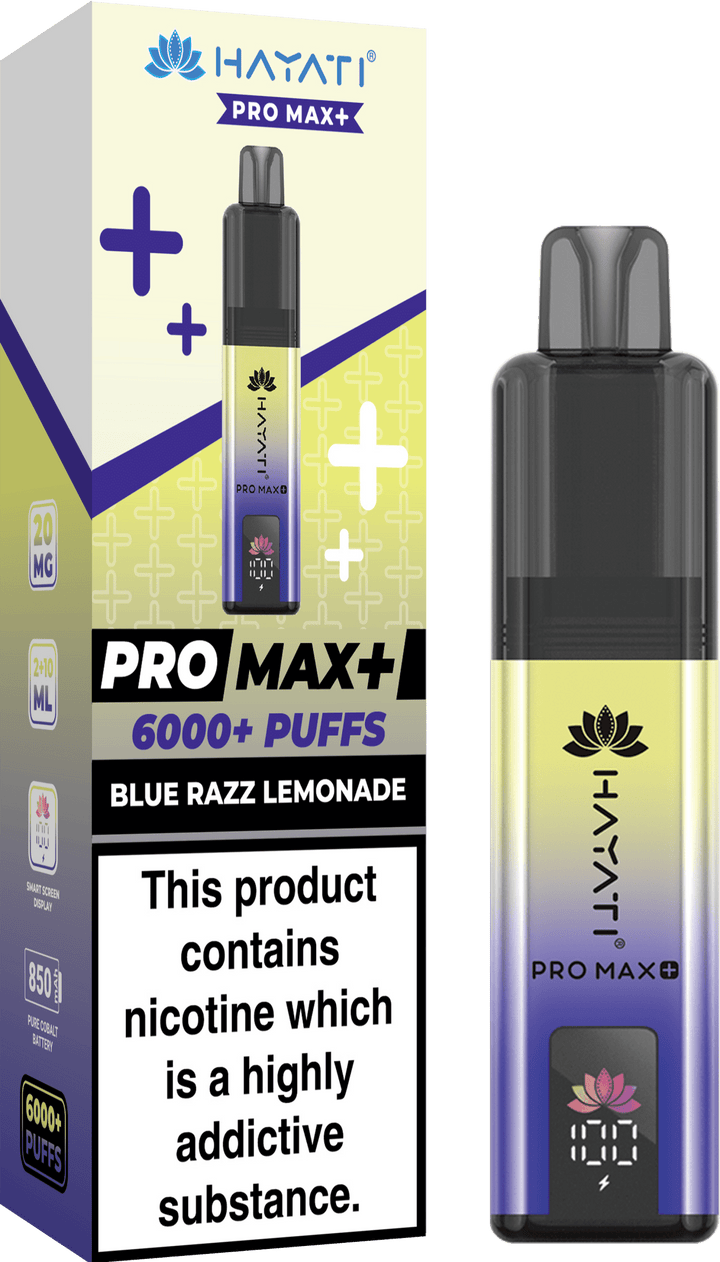 Hayati Crystal Pro Max+ 6000 Puffs Vape Kit #Simbavapes#