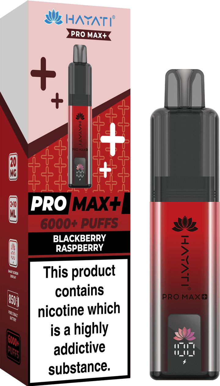 Hayati Crystal Pro Max+ 6000 Puffs Vape Kit #Simbavapes#