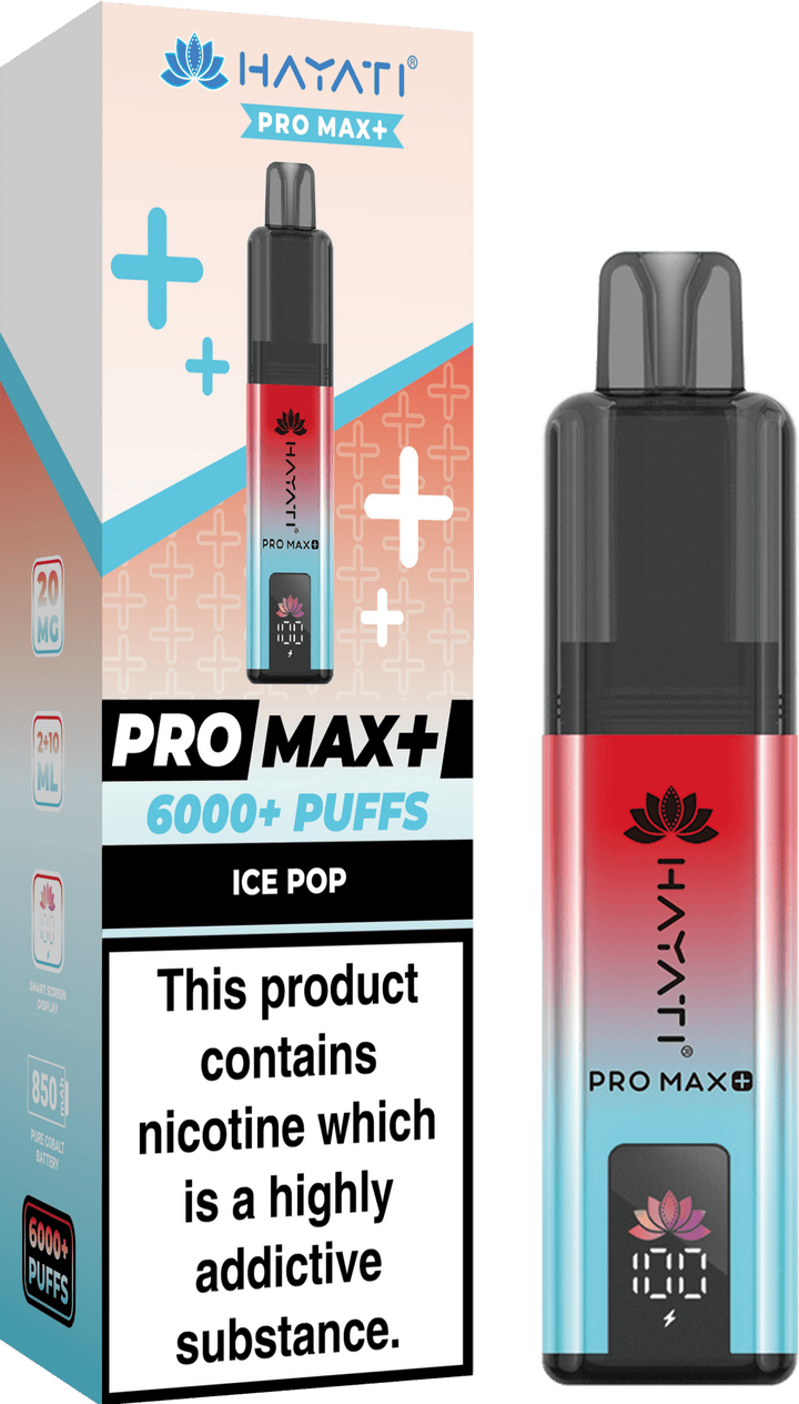 Hayati Crystal Pro Max+ 6000 Puffs Vape Kit #Simbavapes#