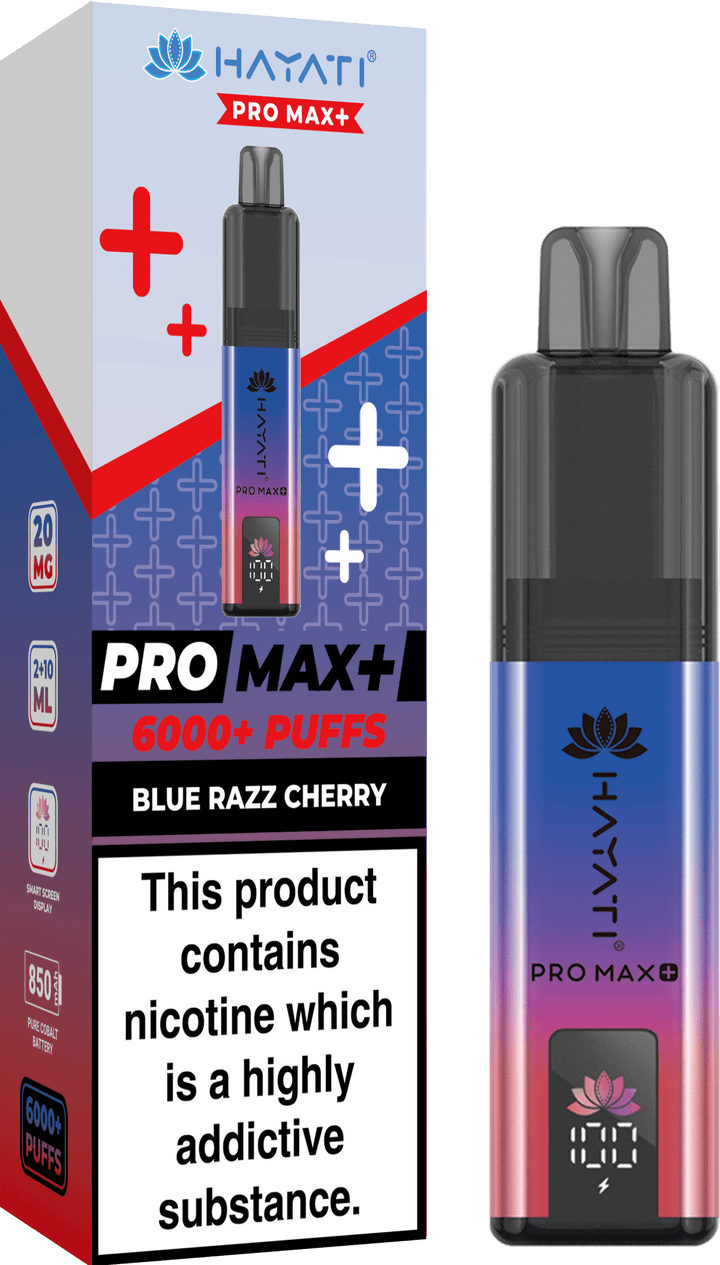 Hayati Crystal Pro Max+ 6000 Puffs Vape Kit #Simbavapes#