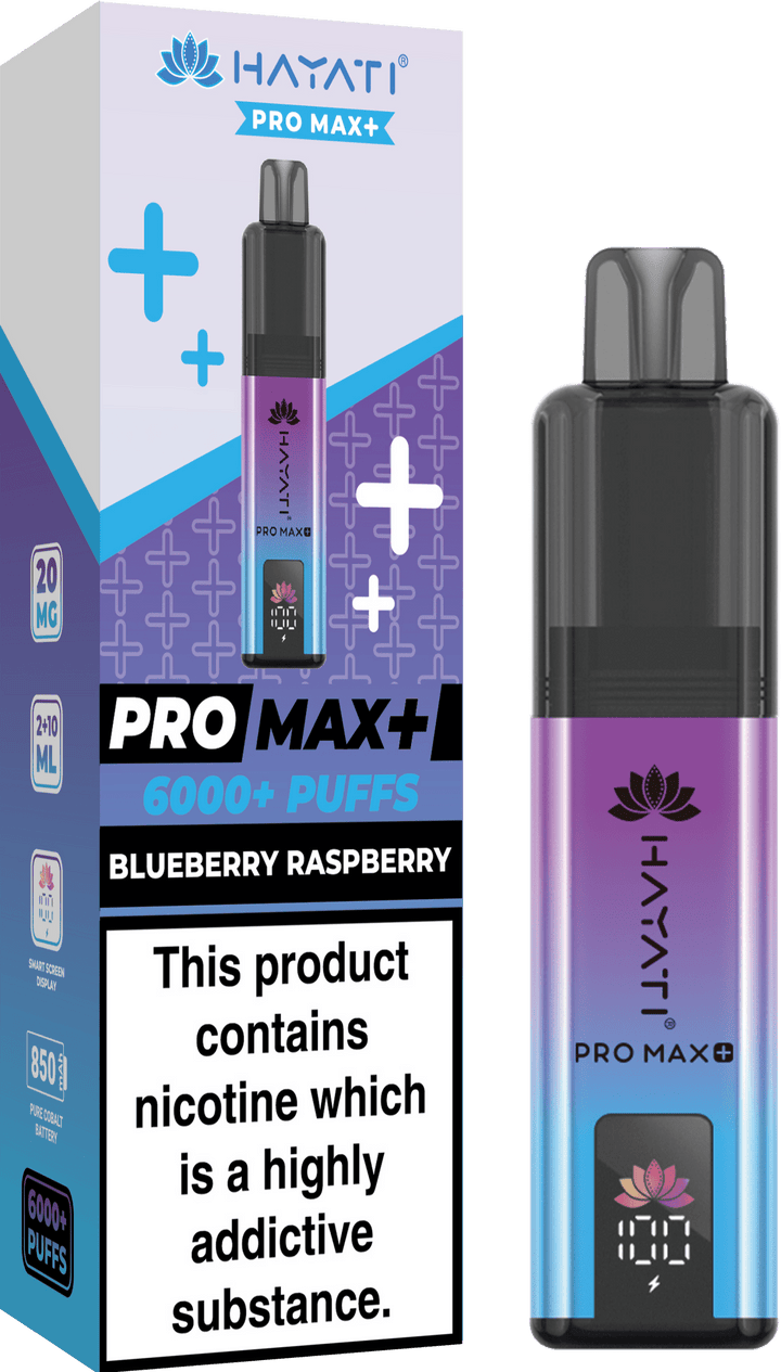 Hayati Crystal Pro Max+ 6000 Puffs Vape Kit #Simbavapes#