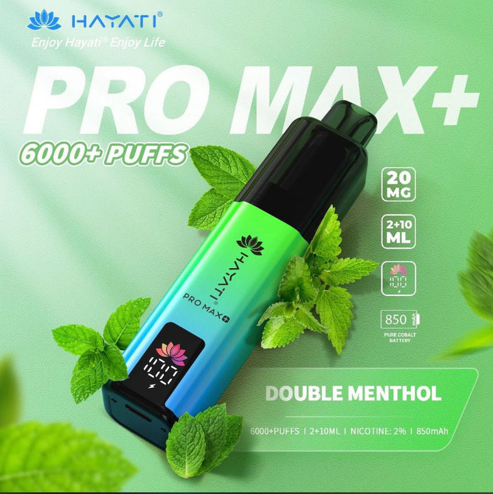 Hayati Pro Max Plus 6000 Puffs Vape Kit - 20mg Simbavapes