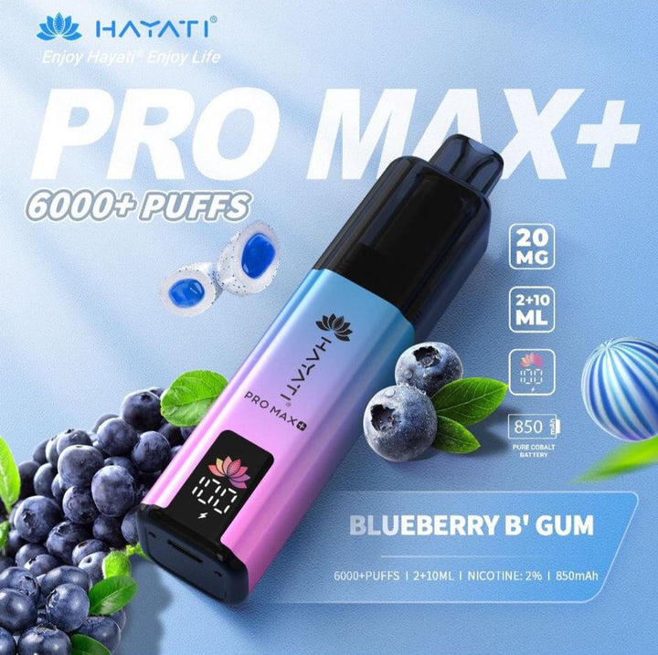 Hayati Pro Max Plus 6000 Puffs Vape Kit - 20mg Simbavapes