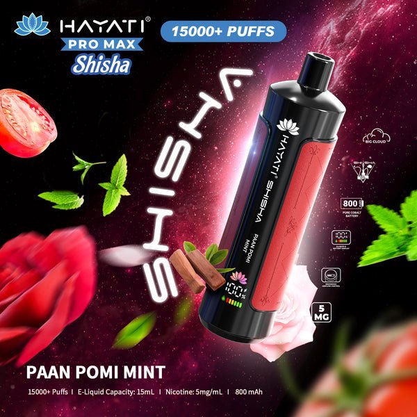 Hayati Pro Max Shisha 15000 Disposable Vape #Simbavapes#