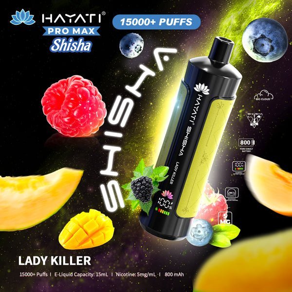 Hayati Pro Max Shisha 15000 Disposable Vape #Simbavapes#