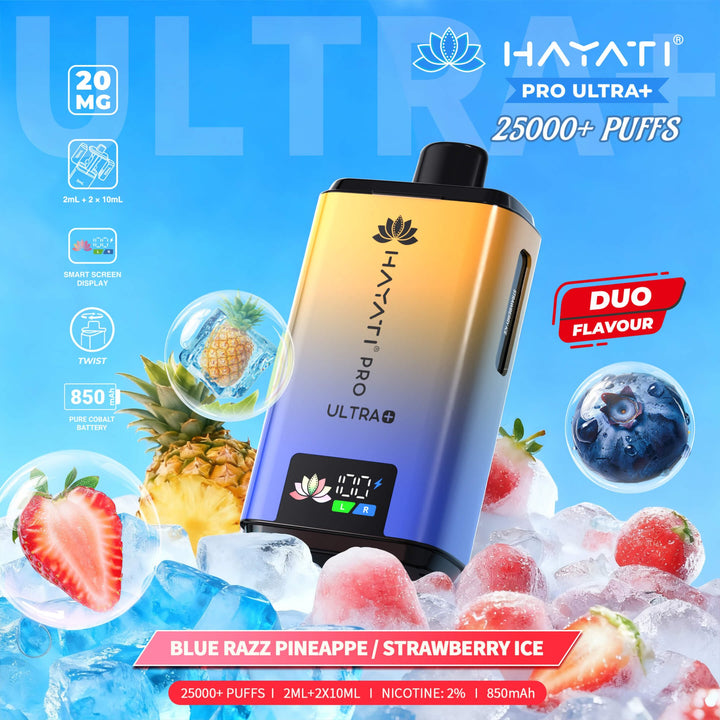 Hayati Pro Ultra Plus 25k Vape Kit Box of 5 | Wholesale Simbavapes