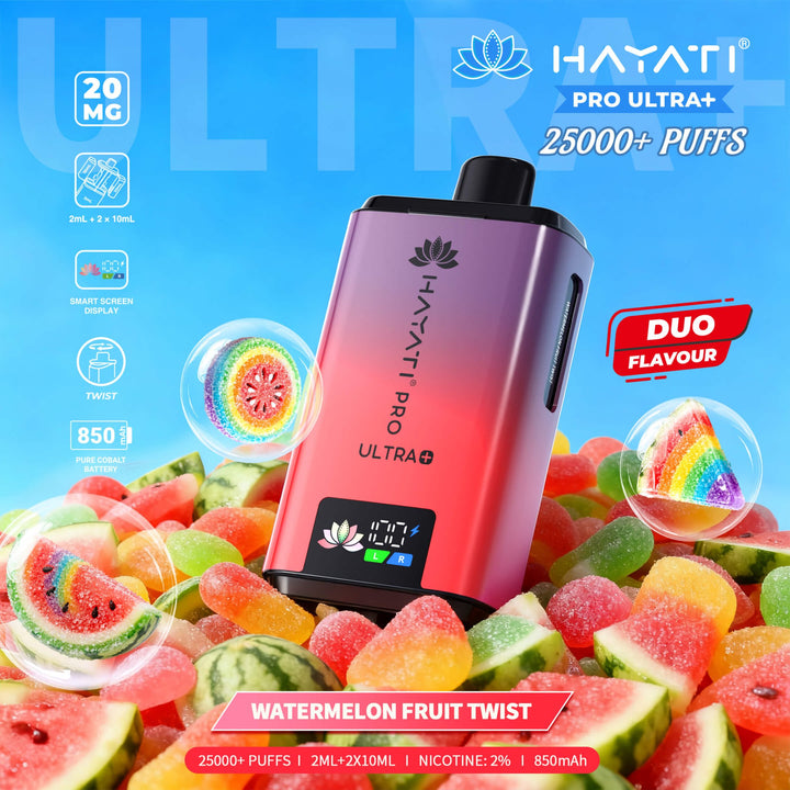 Hayati Pro Ultra Plus 25k Vape Kit Box of 5 | Wholesale Simbavapes