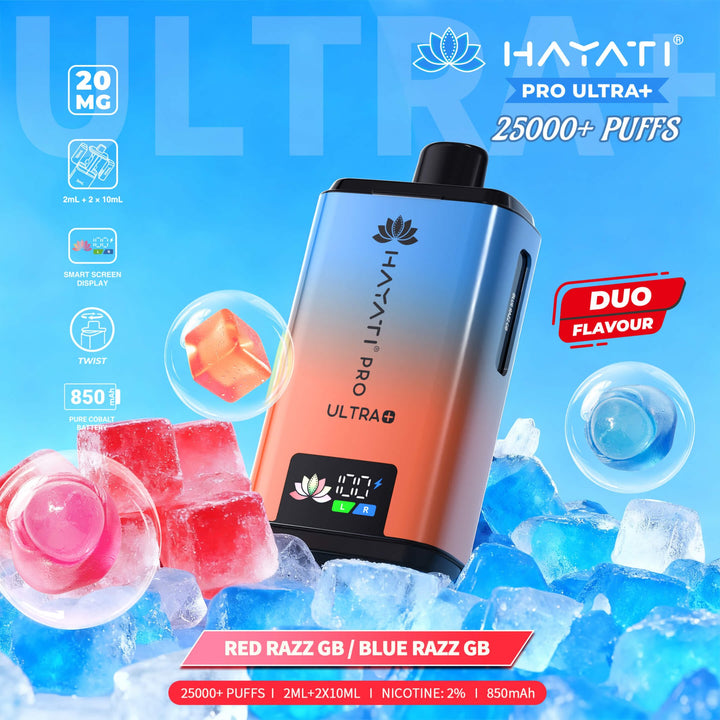 Hayati Pro Ultra Plus 25k Vape Kit Box of 5 | Wholesale Simbavapes