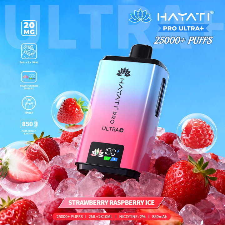 Hayati Pro Ultra Plus 25k Vape Kit Box of 5 | Wholesale Simbavapes