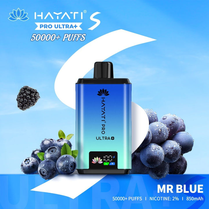 Hayati Pro Ultra Plus S 50K Prefilled Pod Vape Kit hi Simbavapes