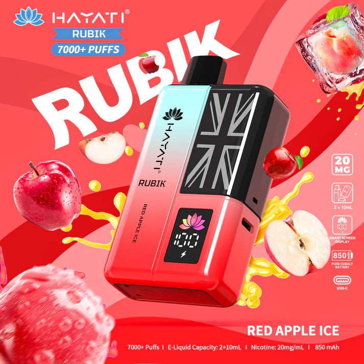 Hayati Rubik 7000+ Puffs Disposable Pod Vape Kit #Simbavapes#