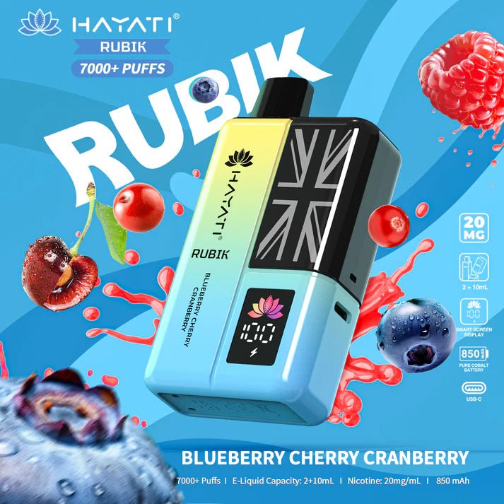 Hayati Rubik 7000+ Puffs Disposable Pod Vape Kit #Simbavapes#