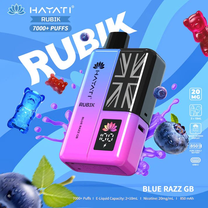 Hayati Rubik 7000+ Puffs Disposable Pod Vape Kit #Simbavapes#