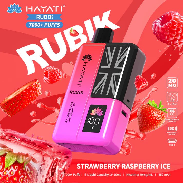 Hayati Rubik 7000+ Puffs Disposable Pod Vape Kit #Simbavapes#