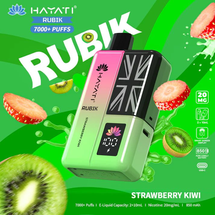 Hayati Rubik 7000+ Puffs Disposable Pod Vape Kit #Simbavapes#