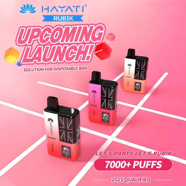 Hayati Rubik 7000+ Puffs Disposable Pod Vape Kit #Simbavapes#