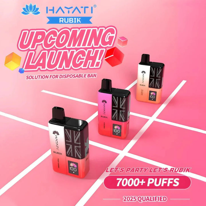 Hayati Rubik 7000+ Puffs Disposable Pod Vape Kit #Simbavapes#