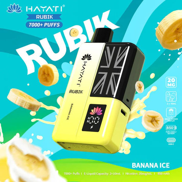 Hayati Rubik 7000+ Puffs Disposable Pod Vape Kit #Simbavapes#