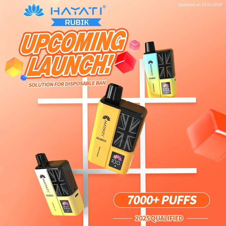 Hayati Rubik 7000+ Puffs Disposable Pod Vape Kit #Simbavapes#