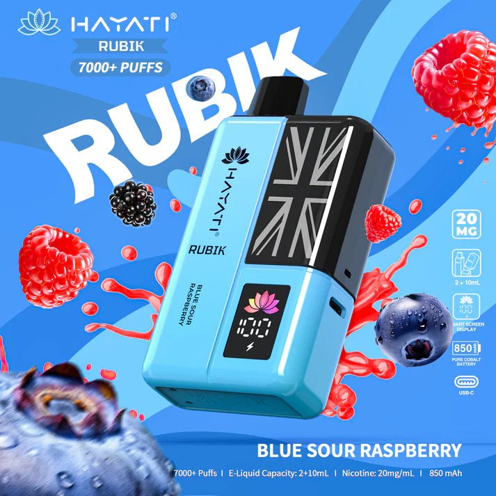 Hayati Rubik 7000+ Puffs Disposable Pod Vape Kit #Simbavapes#