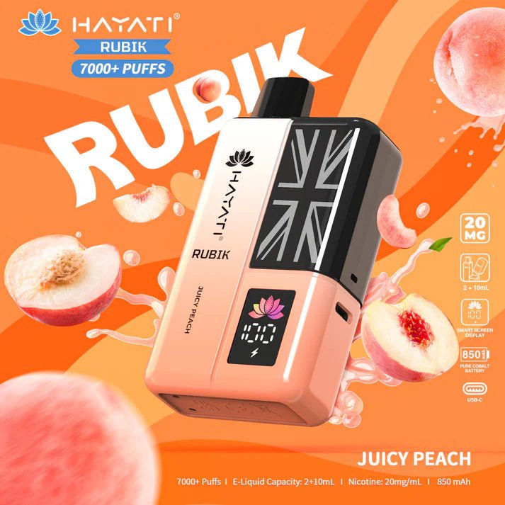 Hayati Rubik 7000+ Puffs Disposable Pod Vape Kit #Simbavapes#