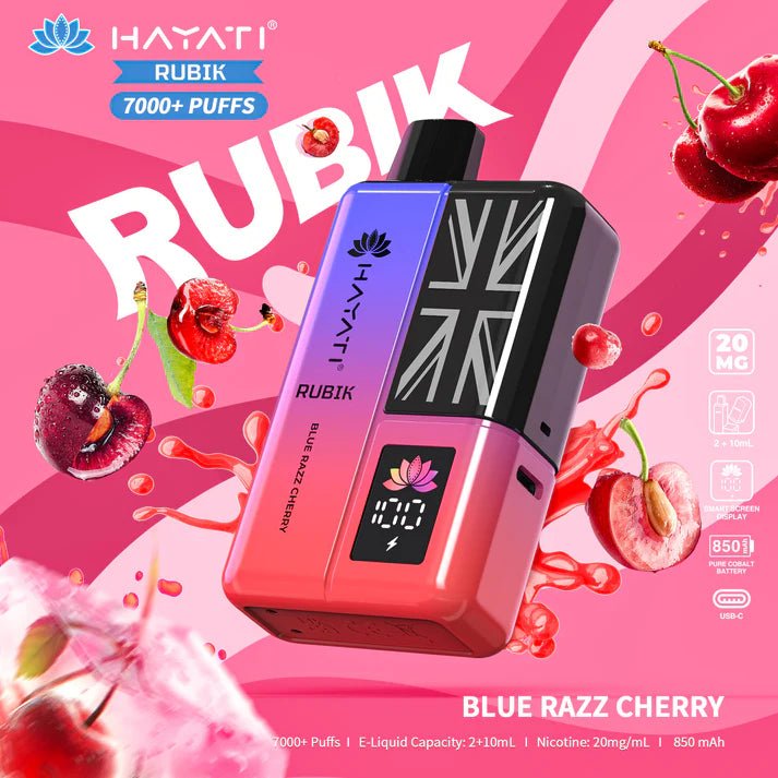 Hayati Rubik 7000+ Puffs Disposable Pod Vape Kit #Simbavapes#