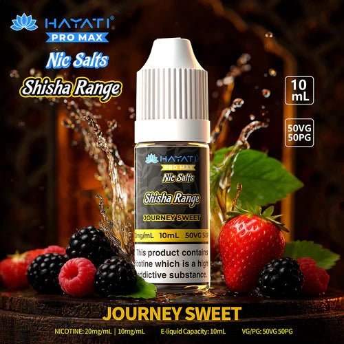 Hayati Shisha Range Nic Salts (Box of 10) Simbavapes