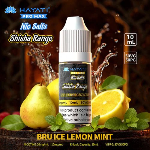 Hayati Shisha Range Nic Salts (Box of 10) Simbavapes
